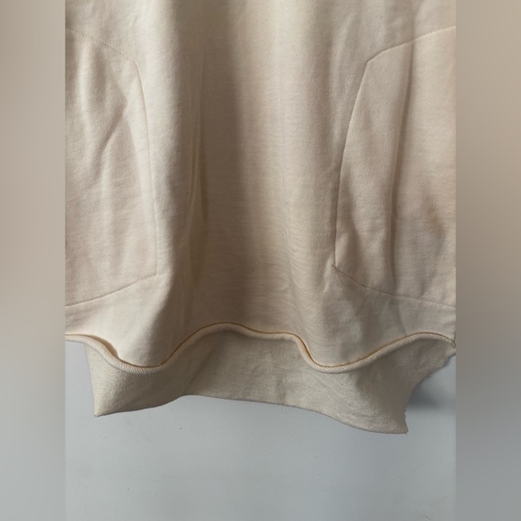 Jackson Rowe Larrea Cream Long Sleeve Sweatshirt Dress Sz XS - Picture 4 of 7